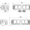 Lazer Triple-R 750 med varsellys Integrert posisjons-/sidelys 5400 Lumen. | Lazer