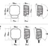 Lazer Utility 50 Beacon Robust LED-arbeidslampe med varsellys | Lazer