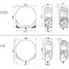 Lazer® Sentinel ELITE Gen2 WHITE 9 Sort. 9 tommer. 15232 Lumen. | Lazer