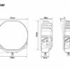 LAZER Sentinel 9" Highline med parklys 17020 lumen Sort | Lazer