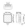 4 stk NIKEN arbeidslys med Borax glass Varmeabsorberende glass med Flood | Niken 4 stk NIKEN arbeidslys med Borax glass Varmeabsorberende glass med Flood | Niken
