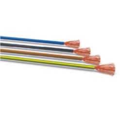 Alternative view of Rød enleder strømkabel 1x4mm² 20 meter ledning i plastpose