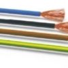 Svart 1x35mm² enleder strømkabel Pris pr meter | 50 meter på rull | Derax
