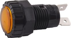 Kontrollampe 10-30V, LED, oransje