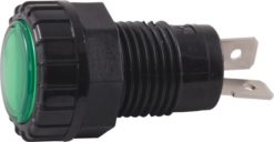 Kontrollampe 10-30V, LED, grønn