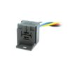 Rele holder for 4 og 5 pin releer Sort plast | Derax