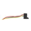 Rele holder for 4 og 5 pin releer Sort plast | Derax