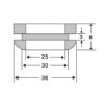 Sort blendeplugg for Ø30mm hull Pris er pr stk | Derax