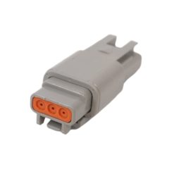 Alternative view of Komplett Deutsch DTM-3 kontakt i sett Med sylindriske pin for krymp