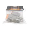 Komplett DT12 kontakt i sett for 1,5mm2 Med sylindriske pin, for krympestrømpe | Derax