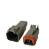 Komplett DT-2 kontakt i sett for 1,5mm2 Med sylindriske pin for krymp | Derax