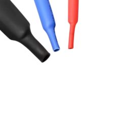 Alternative view of Sett med 100stk krympestrømper med lim Fra Ø 2.5 til Ø 9,5mm sorte, blå og røde