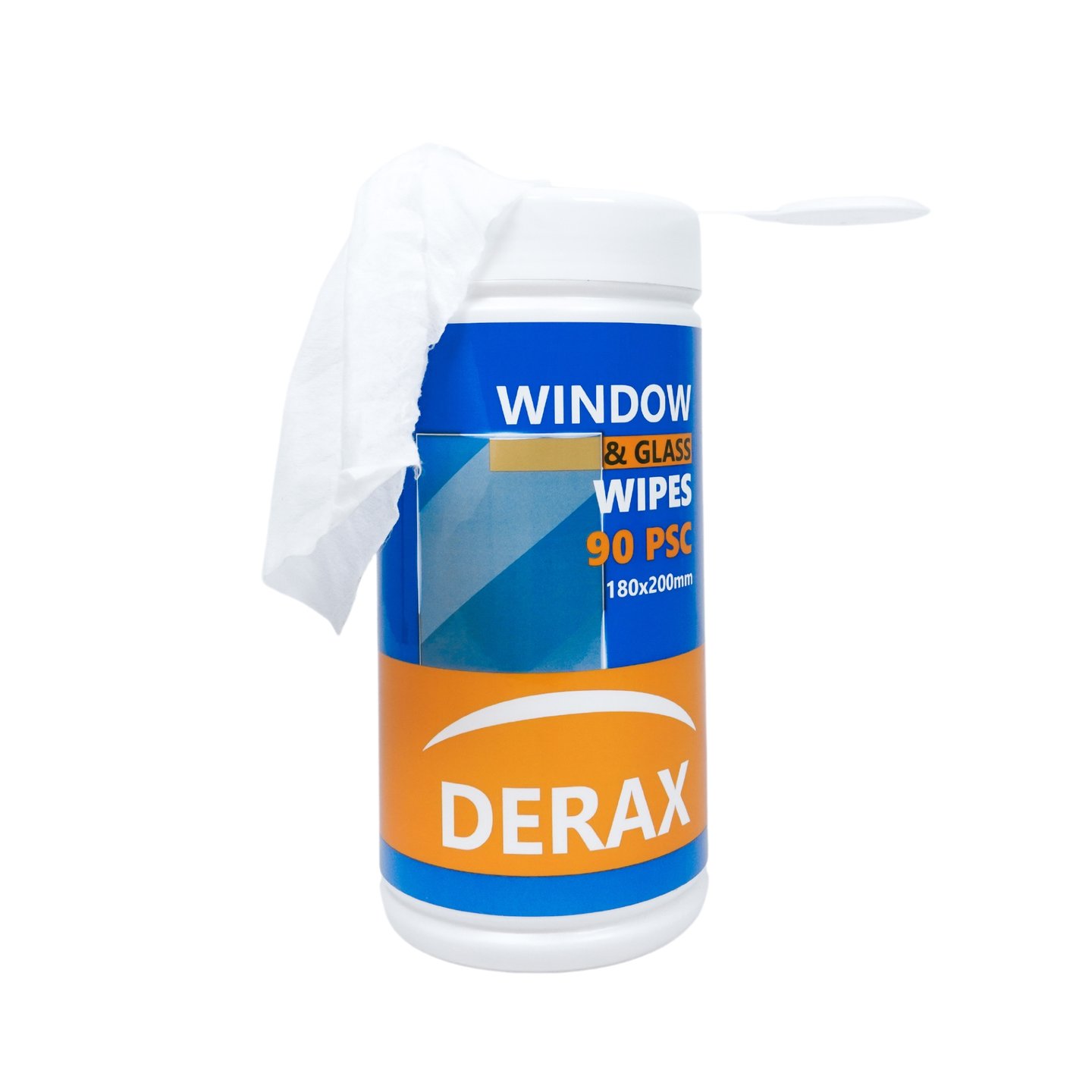 Derax 90stk vinduswipes i plasttube 90stk ark 180 x 200 mm | Derax Derax 90stk vinduswipes i plasttube 90stk ark 180 x 200 mm - Bilde 4