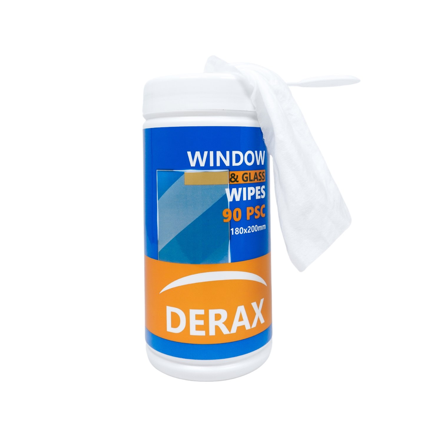 Derax 90stk vinduswipes i plasttube 90stk ark 180 x 200 mm | Derax Derax 90stk vinduswipes i plasttube 90stk ark 180 x 200 mm - Bilde 3