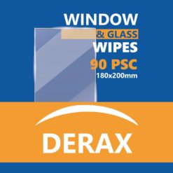 Alternative view of Derax 90stk vinduswipes i plasttube 90stk ark 180 x 200 mm