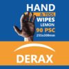 Derax hånd wipes med 90 ark i boksen 90stk ark, størrelse 255 x 300 mm | Derax
