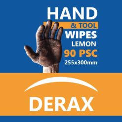Alternative view of Derax hånd wipes med 90 ark i boksen 90stk ark, størrelse 255 x 300 mm