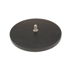 Gummiert magnet Ø 135mm 55 kg styrke Med M8 bot