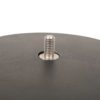 Gummiert magnet Ø 135mm 55 kg styrke Med M8 bot | Derax