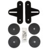 Magnetfeste med liggende festeplate 2 sk Sett med to fester og 88mm magnet | Derax