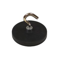 Gummimagnet med krok Ø66mm Magnetstyrke 20 kg