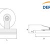 Dokumentmappe holder med magnet Magnetstyrke 8,5 kg | Derax