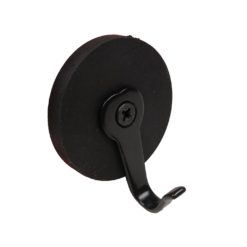 Gummimagnet med krok Ø43 mm Magnetstyrke 20 kg vertikalt