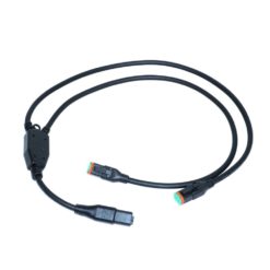 Helstøpt DT 2-pin Y  kabel splitter 75cm Helstøpt og vanntett lang modell 1,5mm²