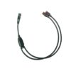 Helstøpt DT 2-pin Y kabel splitter 75cm Helstøpt og vanntett lang modell 1,5mm² | Derax