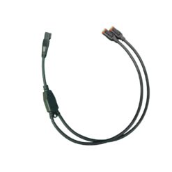 Alternative view of Helstøpt DT 2-pin Y  kabel splitter 75cm Helstøpt og vanntett lang modell 1,5mm²