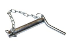 Alternative view of Kat. II Toppstagbolt Ø25 m/kjede L 129 mm