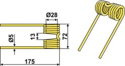 Pickupfjær Ø5 Til John Deere 466