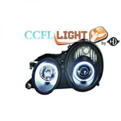 Frontlyktsett svart - Mercedes CLK W208