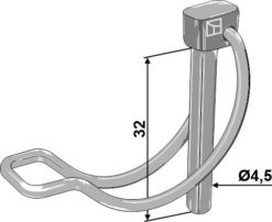 Rør-ringsplint Ø4,5x32
