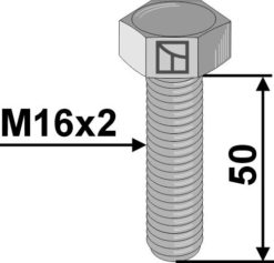 Bolt M16x2x50 10.9 u/mutter