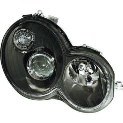 Frontlykter svart - Mercedes C203