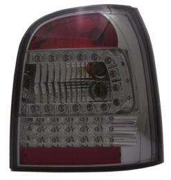 A4 B5 Avant baklykter med LED i sotet utførelse