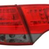 A4 B7 Avant LED baklykter i rød og sotet versjon