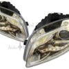Klarglass frontlykter med chrome reflektor og LED - Audi A4 B7 |