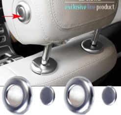 Chrome detaljer til nakkestøtter