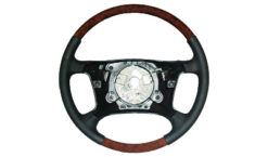 E 38/ E39 Ratt Sort skinn/ mørkt tre