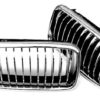 E38 Chrome/sort grill
