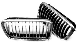 E38 Chrome/sort grill