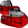 E46 2dr baklykt LED Red/Clear 99-03