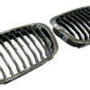 E46 4dr Chrome og sort grill 98-02