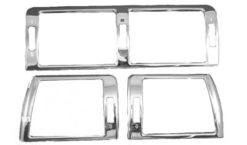 E46 Chrome luftdyserammer