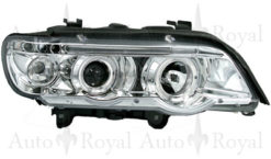 E53 Klarglass frontlykter med angel eyes 00-03