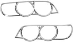 E53 X5 Chrome lykteringer fremme 00-03