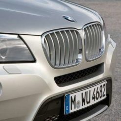 F25 BMW original titanium line grillsats