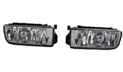 Grøftelys med klart glass og chrome reflektor